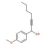 Benzenemethanol, α-1-hexyn-1-yl-4-methoxy-