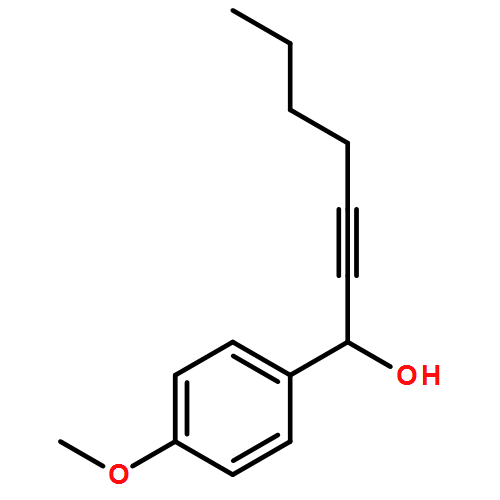 Benzenemethanol, α-1-hexyn-1-yl-4-methoxy-