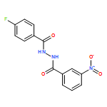 Benzoic acid, 3-nitro-, 2-(4-fluorobenzoyl)hydrazide