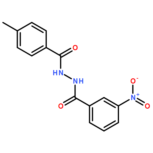 Benzoic acid, 3-nitro-, 2-(4-methylbenzoyl)hydrazide