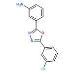 Benzenamine, 3-[5-(3-chlorophenyl)-1,3,4-oxadiazol-2-yl]-