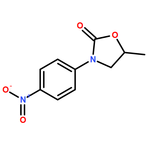 2-Oxazolidinone, 5-methyl-3-(4-nitrophenyl)-