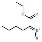 Hexanoic acid, 2-diazo-, ethyl ester