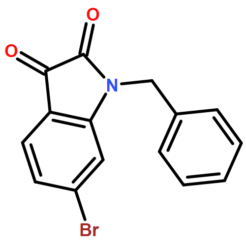 1H-Indole-2,3-dione, 6-bromo-1-(phenylmethyl)-