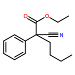 Benzeneacetic acid, α-butyl-α-cyano-, ethyl ester