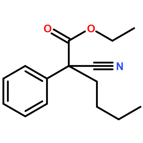 Benzeneacetic acid, α-butyl-α-cyano-, ethyl ester