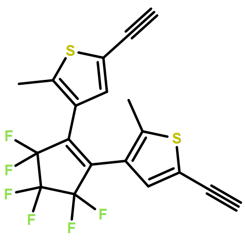 Thiophene, 3,3'-(3,3,4,4,5,5-hexafluoro-1-cyclopentene-1,2-diyl)bis[5-ethynyl-2-methyl-