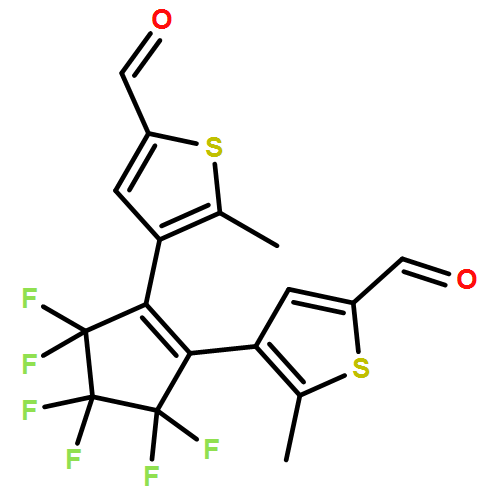 2-Thiophenecarboxaldehyde, 4,4'-(3,3,4,4,5,5-hexafluoro-1-cyclopentene-1,2-diyl)bis[5-methyl-