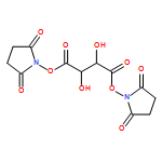 Butanedioic acid, 2,3-dihydroxy-, 1,4-bis(2,5-dioxo-1-pyrrolidinyl) ester