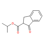 1H-Indene-2-carboxylic acid, 2,3-dihydro-1-oxo-, 1-methylethyl ester