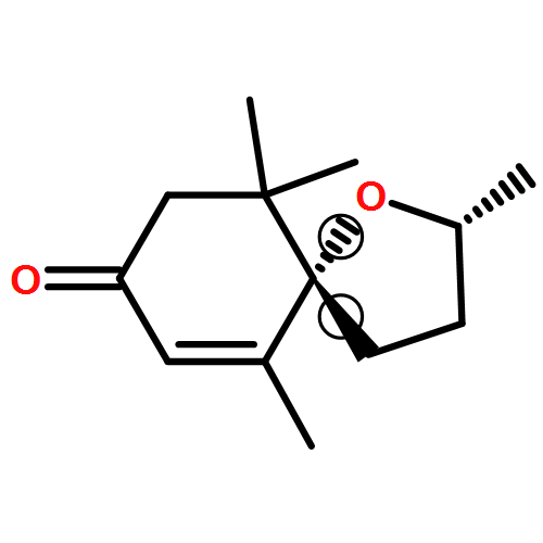1-Oxaspiro[4.5]dec-6-en-8-one, 2,6,10,10-tetramethyl-, (2R,5S)-rel-