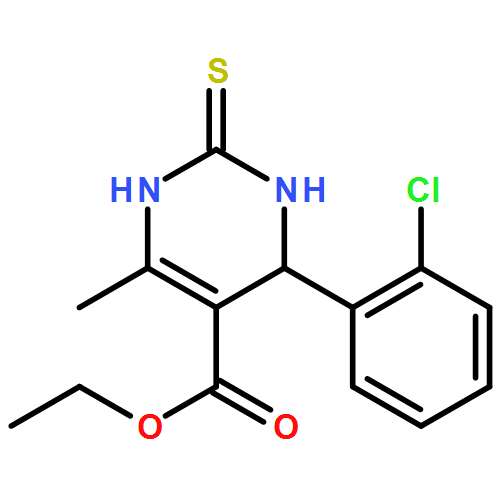 5-Pyrimidinecarboxylic acid,4-(2-chlorophenyl)-1,2,3,4-tetrahydro-6-methyl-2-thioxo-, ethyl ester