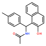 Acetamide, N-[(2-hydroxy-1-naphthalenyl)(4-methylphenyl)methyl]-