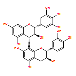 [4,8'-Bi-2H-1-benzopyran]-3,3',5,5',7,7'-hexol, 2'-(3,4-dihydroxyphenyl)-3,3',4,4'-tetrahydro-2-(3,4,5-trihydroxyphenyl)-, (2R,2'R,3S,3'S,4S)-