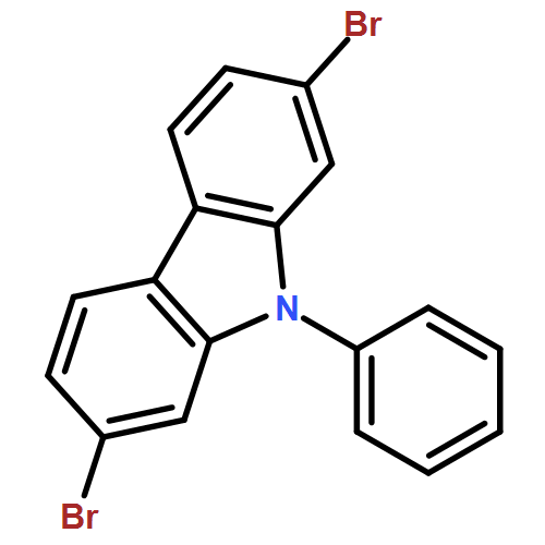 9H-Carbazole, 2,7-dibromo-9-phenyl-