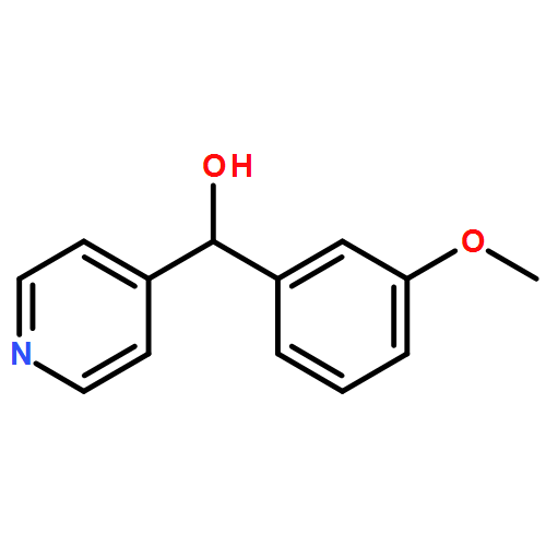 4-Pyridinemethanol, α-(3-methoxyphenyl)-