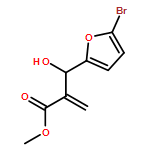 2-Furanpropanoic acid, 5-bromo-β-hydroxy-α-methylene-, methyl ester