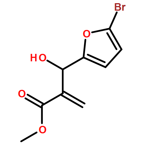 2-Furanpropanoic acid, 5-bromo-β-hydroxy-α-methylene-, methyl ester
