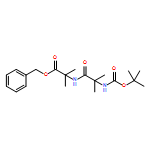 Alanine, N-[(1,1-dimethylethoxy)carbonyl]-2-methylalanyl-2-methyl-, phenylmethyl ester