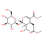 2H-Pyran-4-acetic acid, 2-(β-D-glucopyranosyloxy)-3,4-dihydro-3-[(1S)-1-hydroxyethyl]-5-(methoxycarbonyl)-, methyl ester, (2S,3S,4S)-