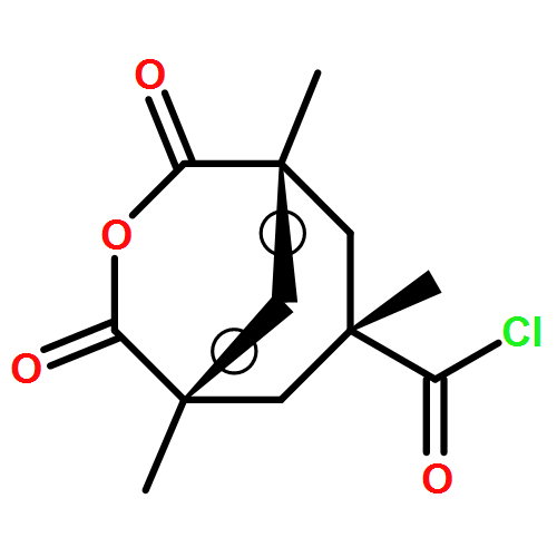 3-Oxabicyclo[3.3.1]nonane-7-carbonyl chloride, 1,5,7-trimethyl-2,4-dioxo-, (7-endo)-