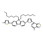Poly[2,7-(9,9-di-octyl-fluorene)-alt-4,7-bis(thiophen-2-yl)benzo-2,1,3-thiadiazole]