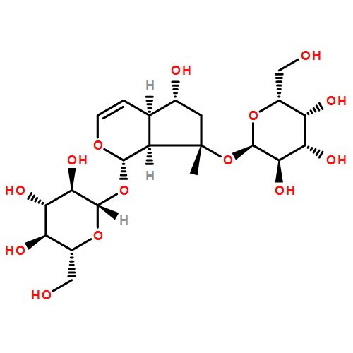 α-D-Galactopyranoside, (1S,4aR,5R,7S,7aS)-1-(β-D-glucopyranosyloxy)-1,4a,5,6,7,7a-hexahydro-5-hydroxy-7-methylcyclopenta[c]pyran-7-yl