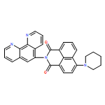 1H-Benz[de]isoquinoline-1,3(2H)-dione, 2-(1,10-phenanthrolin-5-yl)-6-(1-piperidinyl)-