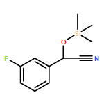 Benzeneacetonitrile, 3-fluoro-α-[(trimethylsilyl)oxy]-