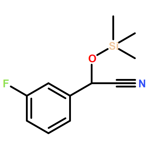 Benzeneacetonitrile, 3-fluoro-α-[(trimethylsilyl)oxy]-
