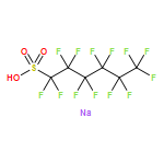 1-Hexanesulfonic acid, 1,1,2,2,3,3,4,4,5,5,6,6,6-tridecafluoro-, sodium salt (1:1)