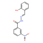 Benzoic Acid, M-nitro-, Salicylidenehydrazide