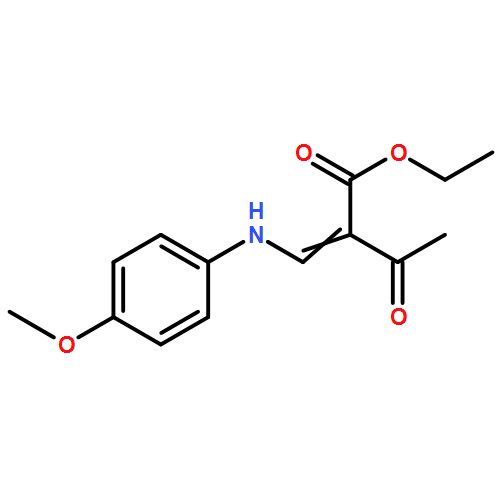 Butanoic acid, 2-[[(4-methoxyphenyl)amino]methylene]-3-oxo-, ethyl ester