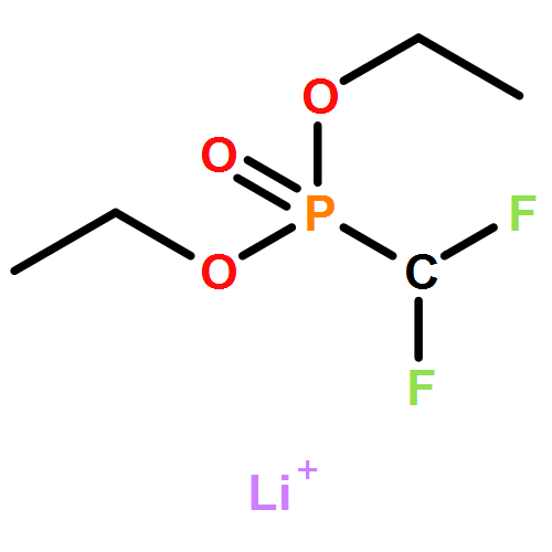 Phosphonic acid, P-(difluoromethyl)-, diethyl ester, ion(1-), lithium (1:1)