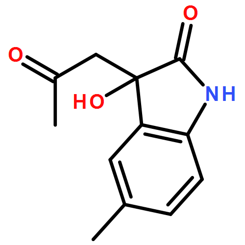 2H-Indol-2-one, 1,3-dihydro-3-hydroxy-5-methyl-3-(2-oxopropyl)-, (3S)-