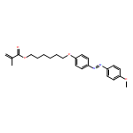 2-Propenoic acid, 2-methyl-, 6-[4-[2-(4-methoxyphenyl)diazenyl]phenoxy]hexyl ester