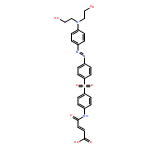 2-Butenoic acid, 4-[[4-[[4-[2-[4-[bis(2-hydroxyethyl)amino]phenyl]diazenyl]phenyl]sulfonyl]phenyl]amino]-4-oxo-