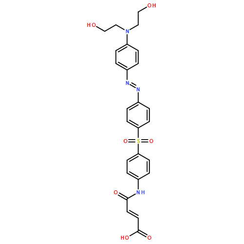 2-Butenoic acid, 4-[[4-[[4-[2-[4-[bis(2-hydroxyethyl)amino]phenyl]diazenyl]phenyl]sulfonyl]phenyl]amino]-4-oxo-
