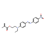 2-Propenoic acid, 2-methyl-, 2-[ethyl[4-[2-(4-nitrophenyl)diazenyl]phenyl]amino]ethyl ester, homopolymer