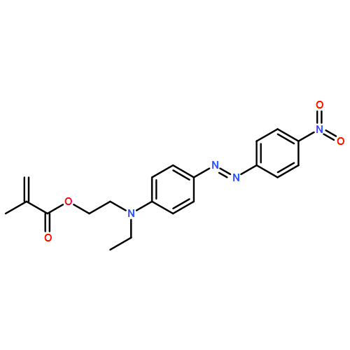 2-Propenoic acid, 2-methyl-, 2-[ethyl[4-[2-(4-nitrophenyl)diazenyl]phenyl]amino]ethyl ester, homopolymer