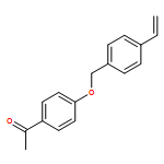 Ethanone, 1-[4-[(4-ethenylphenyl)methoxy]phenyl]-