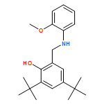 Phenol, 2,4-bis(1,1-dimethylethyl)-6-[[(2-methoxyphenyl)amino]methyl]-
