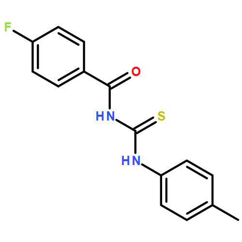 Benzamide, 4-fluoro-N-[[(4-methylphenyl)amino]thioxomethyl]-