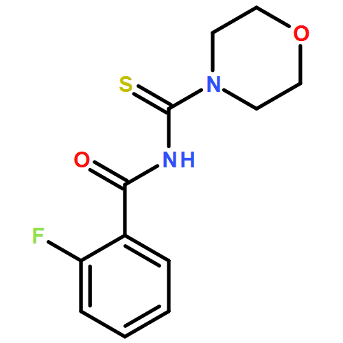 Benzamide, 2-fluoro-N-(4-morpholinylthioxomethyl)-