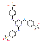 Benzenesulfonic acid, 4,4',4''-(1,3,5-triazine-2,4,6-triyltriimino)tris-