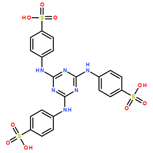 Benzenesulfonic acid, 4,4',4''-(1,3,5-triazine-2,4,6-triyltriimino)tris-