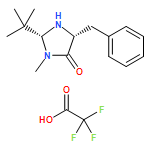 4-Imidazolidinone, 2-(1,1-dimethylethyl)-3-methyl-5-(phenylmethyl)-,(2R,5R)-, mono(trifluoroacetate)