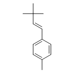 Benzene, 1-[(1E)-3,3-dimethyl-1-buten-1-yl]-4-methyl-
