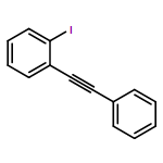 Benzene, 1-iodo-2-(2-phenylethynyl)-