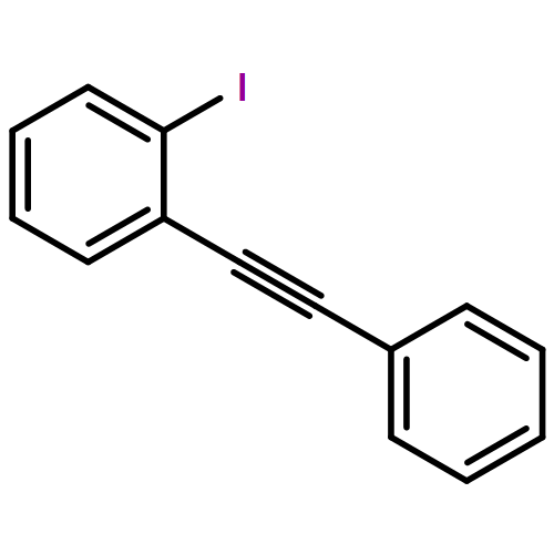 Benzene, 1-iodo-2-(2-phenylethynyl)-